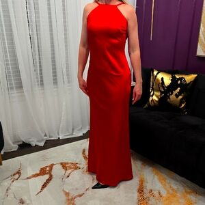 Elegant Red Evening Gown